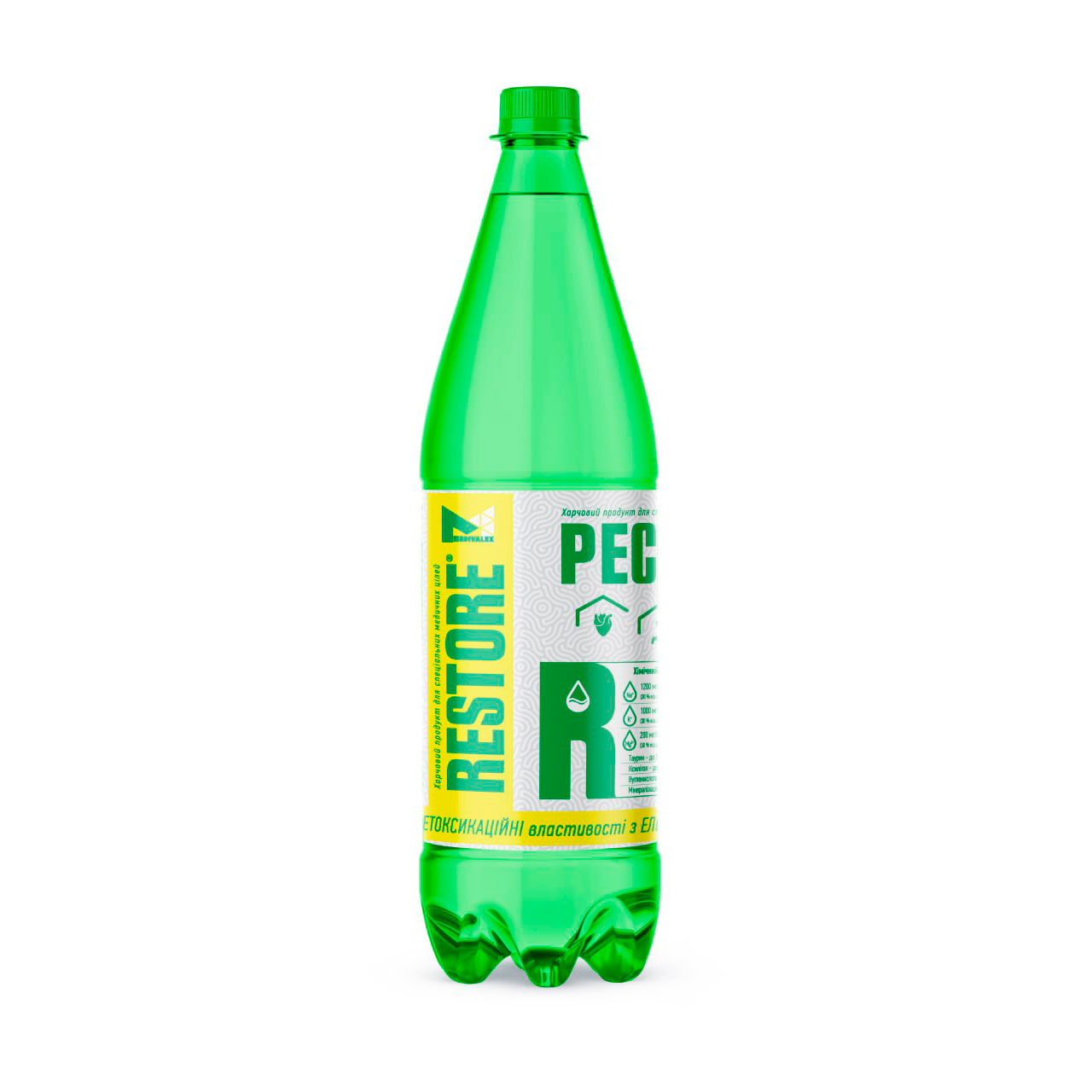 Вода функціональна домінералізована «РЕСТОР» («RESTORE») Харчовий продукт для спеціальних медичних цілей, 1л